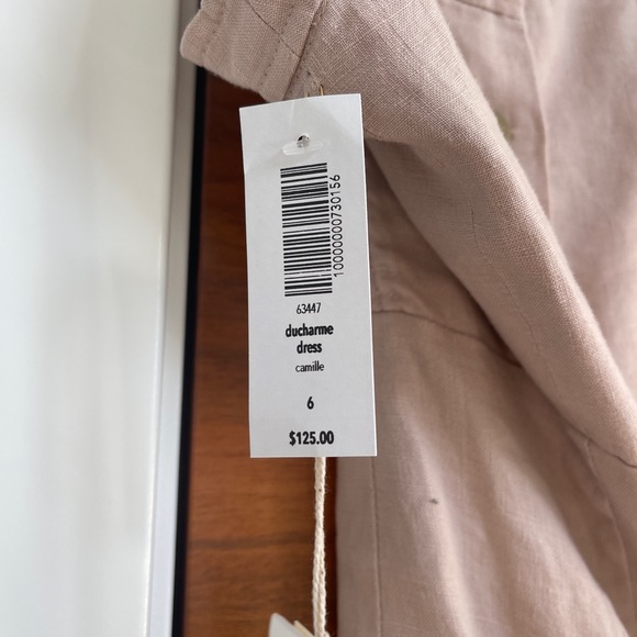 Aritzia Wilfred Ducharme Linen Dress - Color Camille - Picture 4 of 4